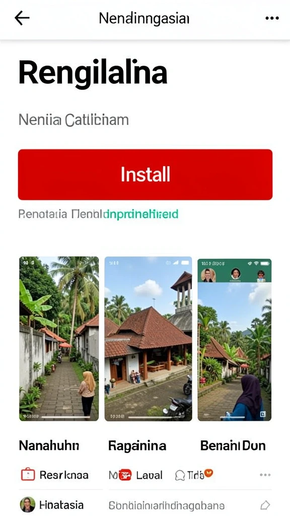 Tangkapan layar menunjukkan karakter utama dalam petualangan.