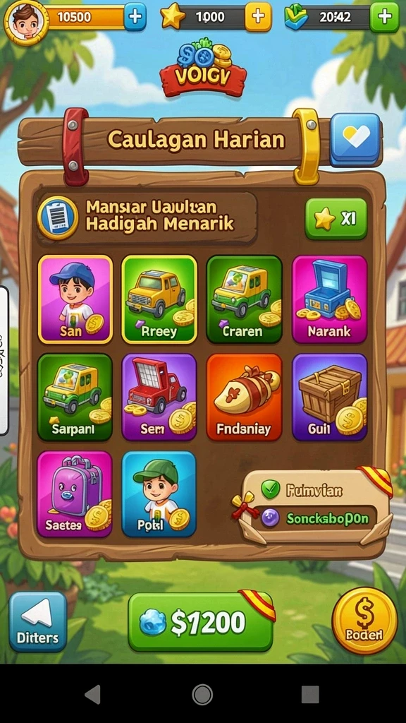 Grafis level yang menakjubkan dan penuh warna.