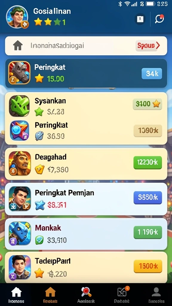 Tampilan awal ASIKTOTO yang menarik dan mudah dipahami.