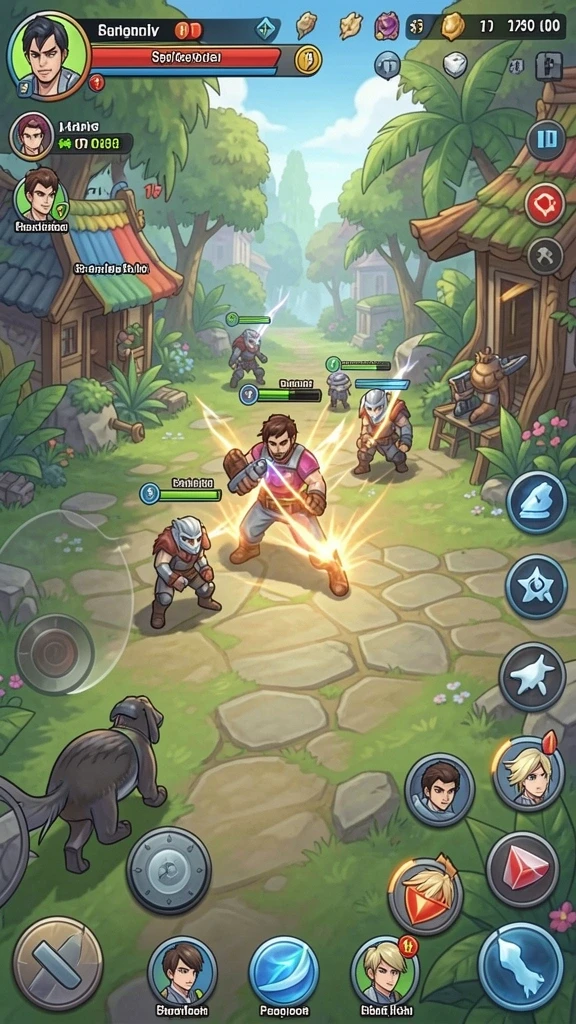 Mode permainan multiplayer yang seru dan menantang.