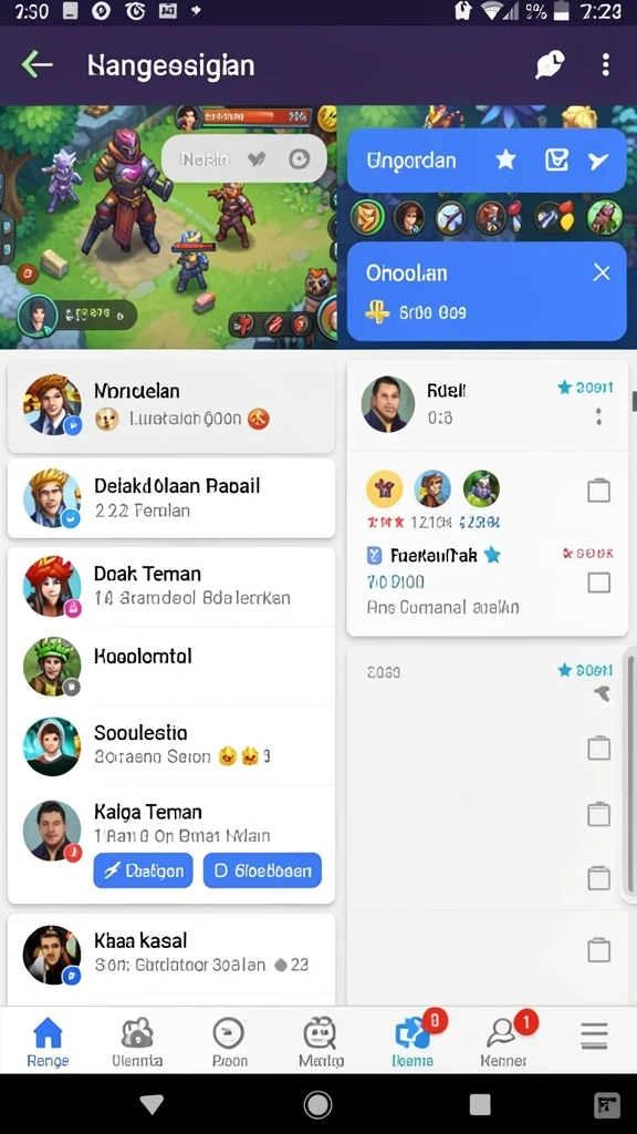 Screenshot momen aksi seru dalam permainan.