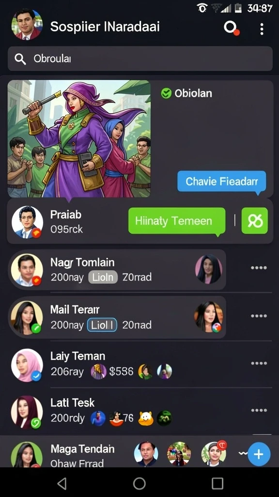 Contoh level menantang yang harus diselesaikan pemain.