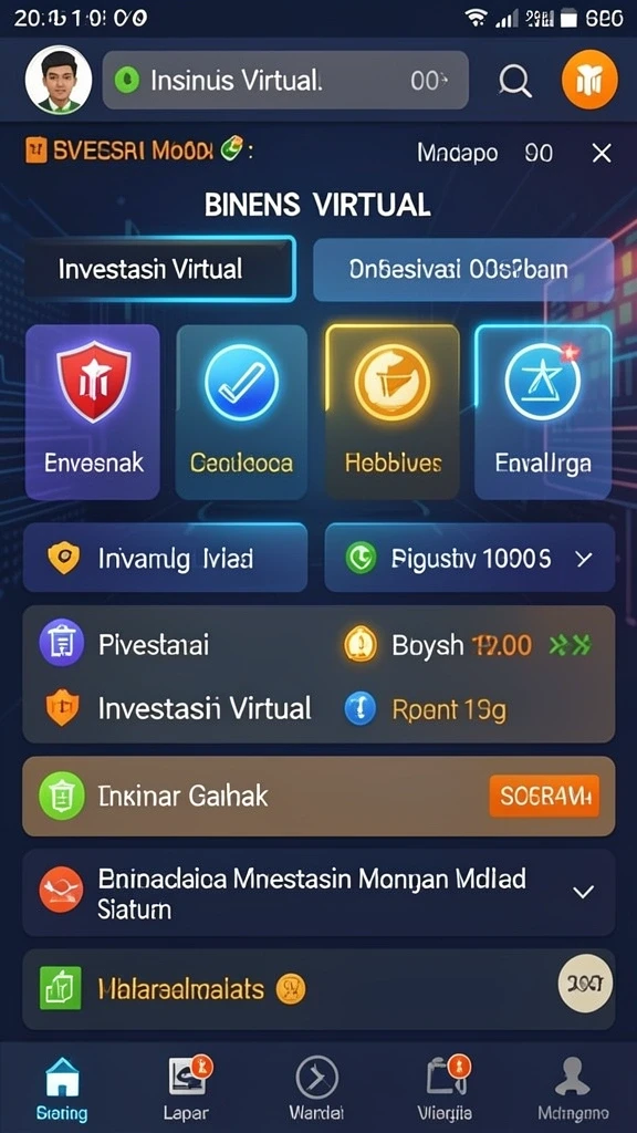 Karakter-karakter unik dengan desain menarik.