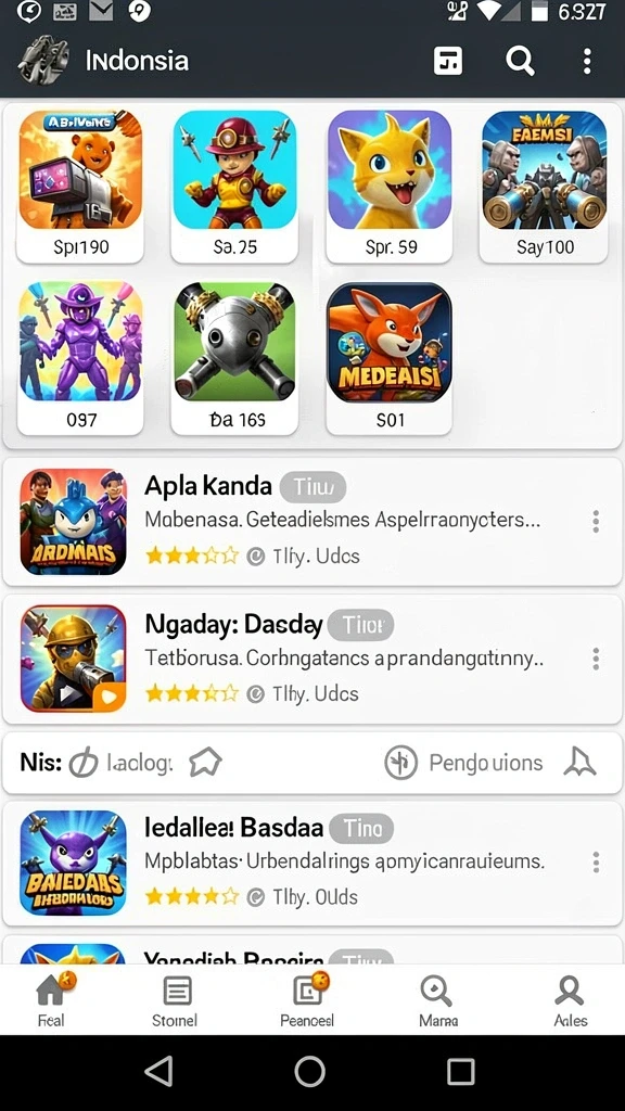 Tampilan antarmuka yang menarik dan sederhana.