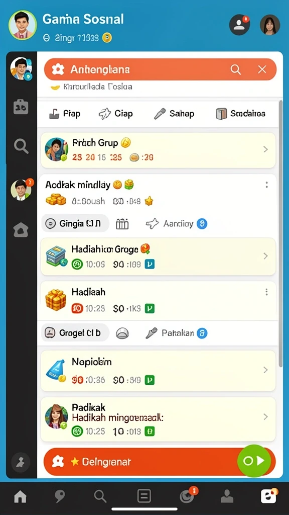 Pertarungan real-time yang mendebarkan.