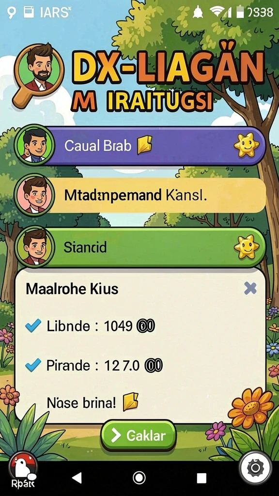 Karakter-karakter unik yang bisa dipilih.