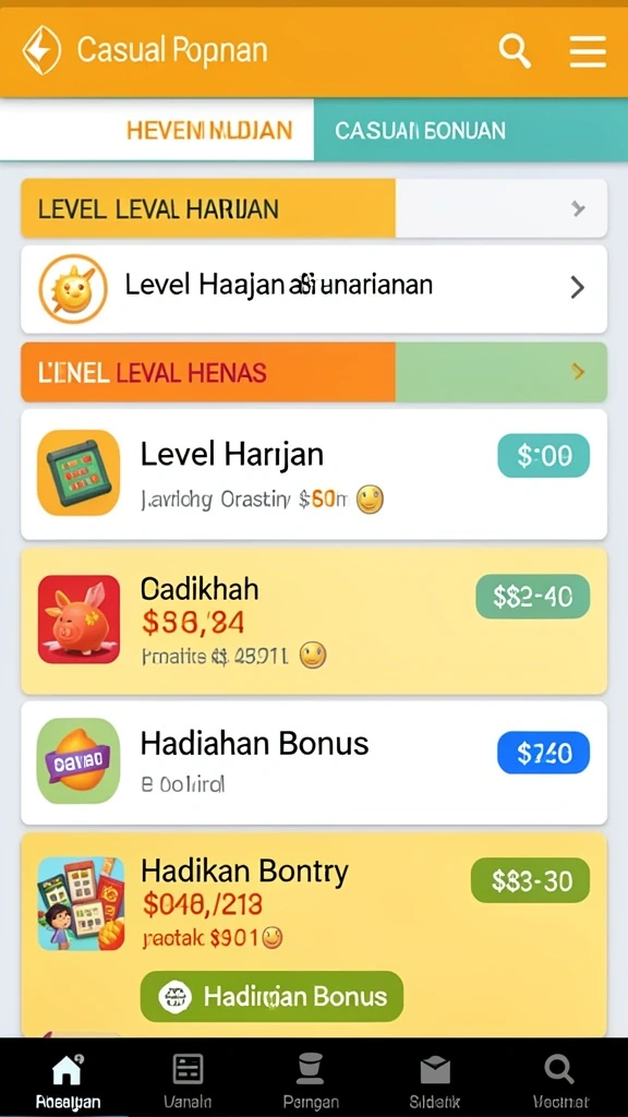 Misi menarik yang menantang setiap pemain.