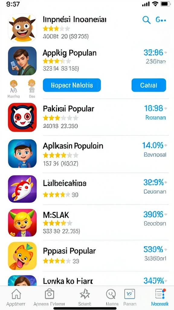 Tampilan antarmuka yang modern dan menarik.