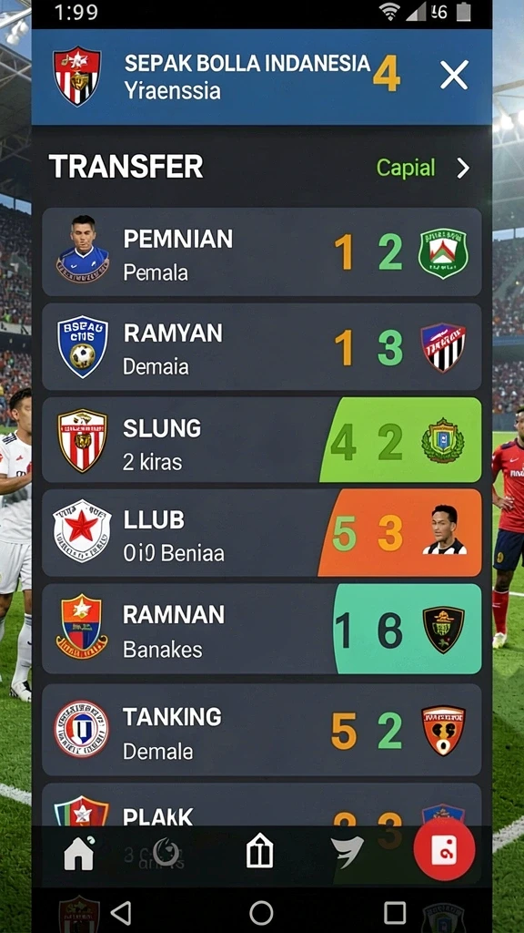 Tampilan antarmuka yang intuitif dan menarik.