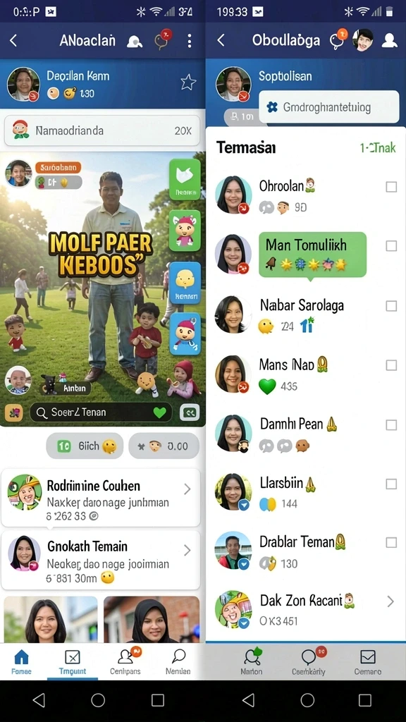 Level yang menantang dan penuh rintangan.