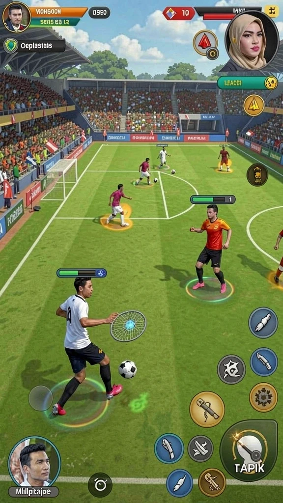 Berbagai tantangan menunggu di setiap level.