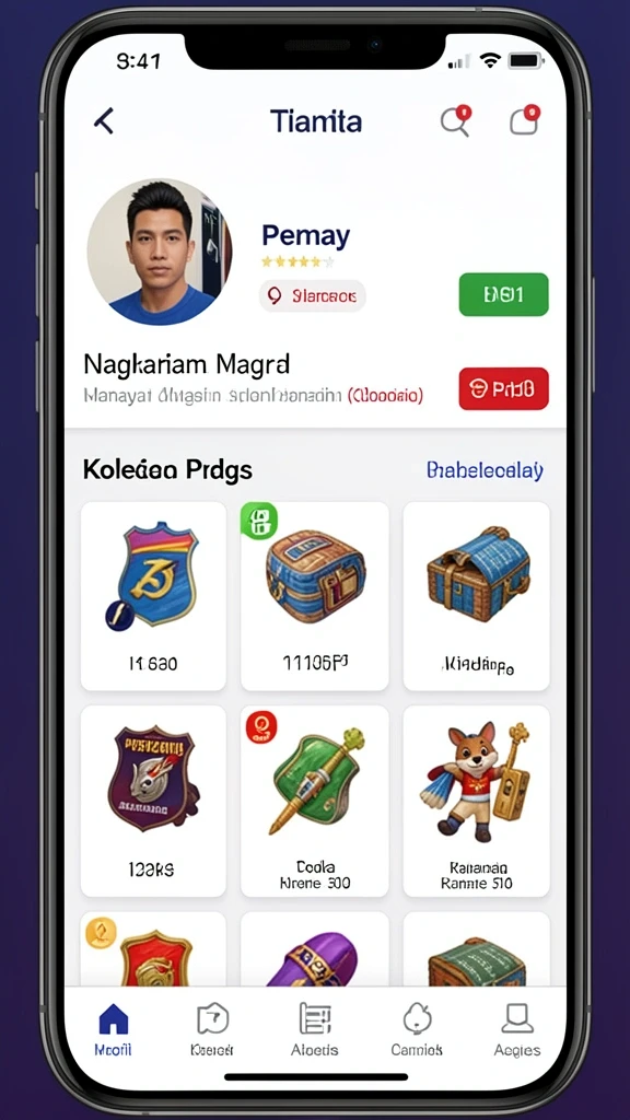 Level petualangan yang penuh tantangan dan rintangan.