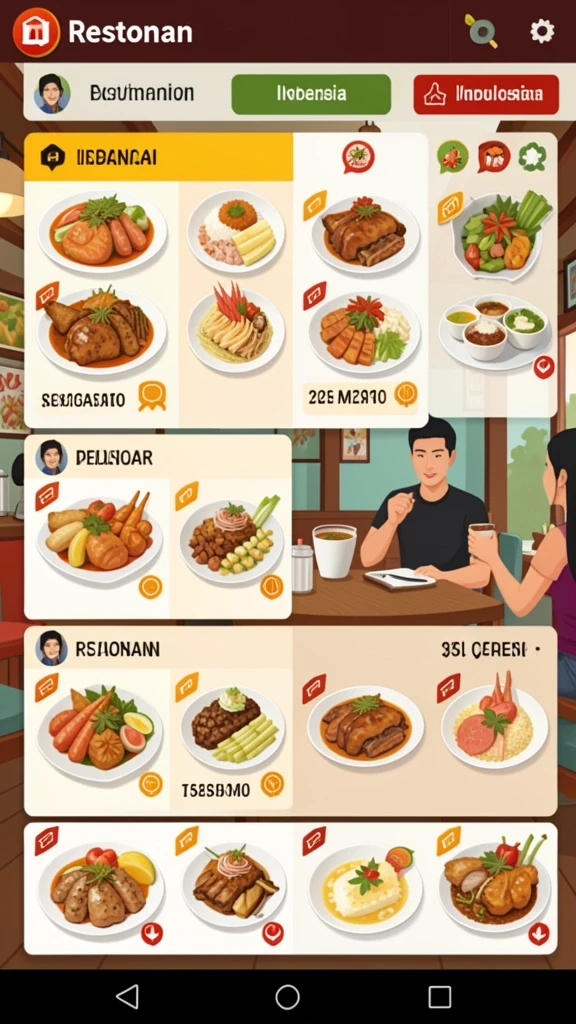Tampilan antarmuka pengguna yang intuitif.