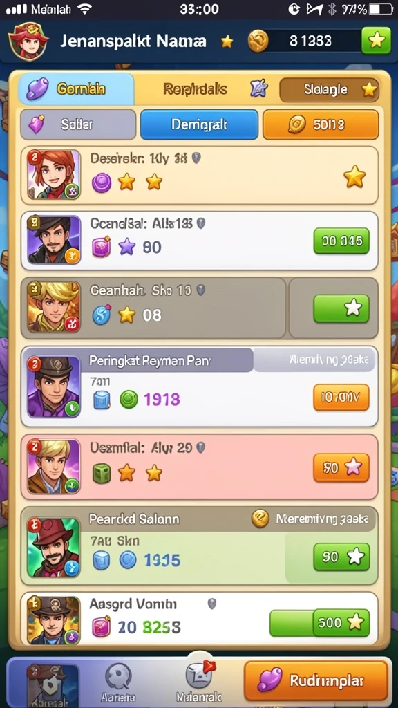 Tampilan menarik dari permainan slot SLOT138.