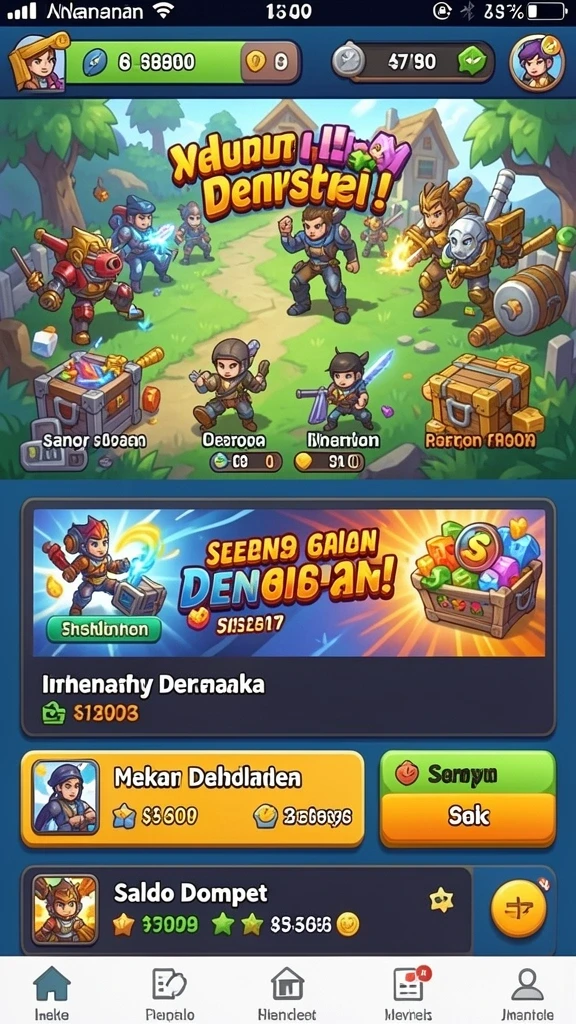 Tampilan antarmuka yang menarik dan mudah digunakan.