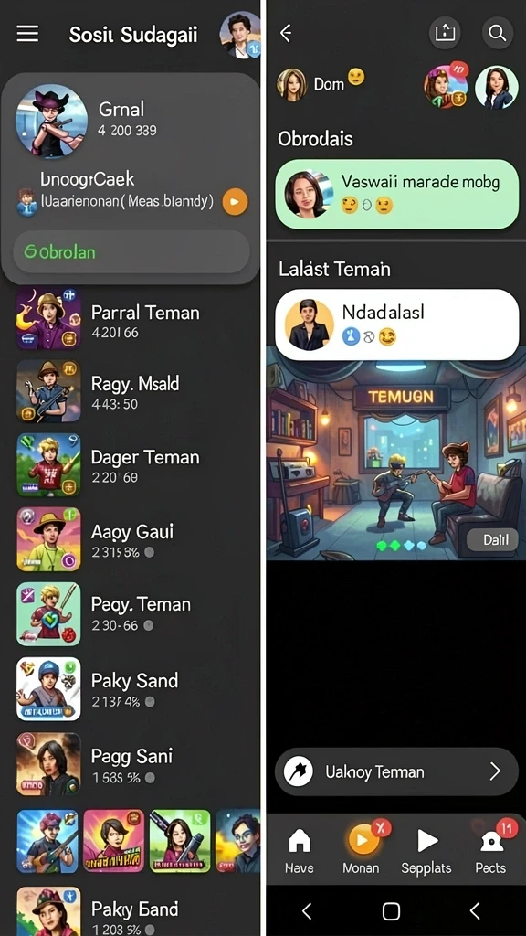 Tampilan antarmuka yang menarik dan mudah digunakan.