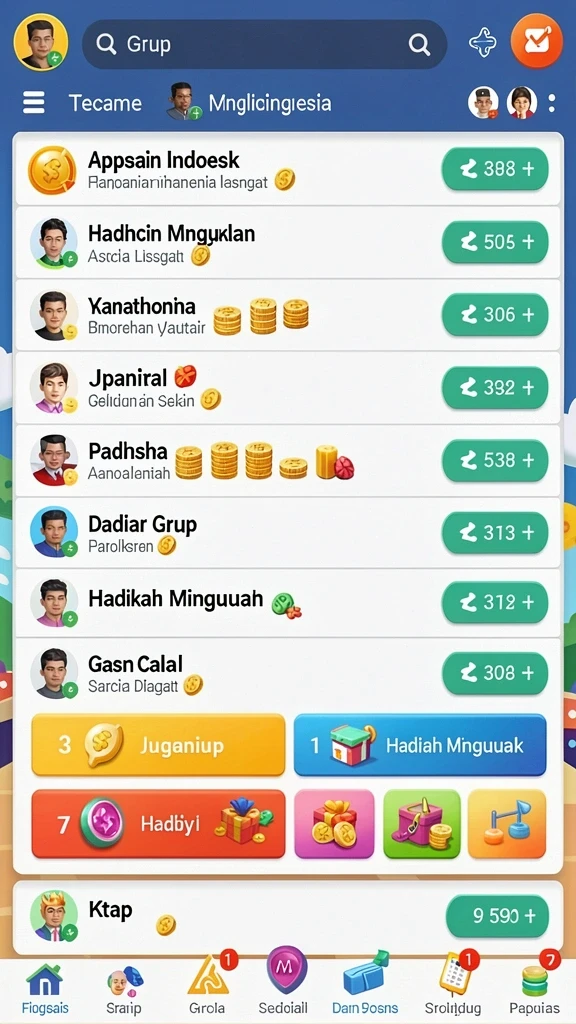Karakter unik yang siap membantu setiap pemain.