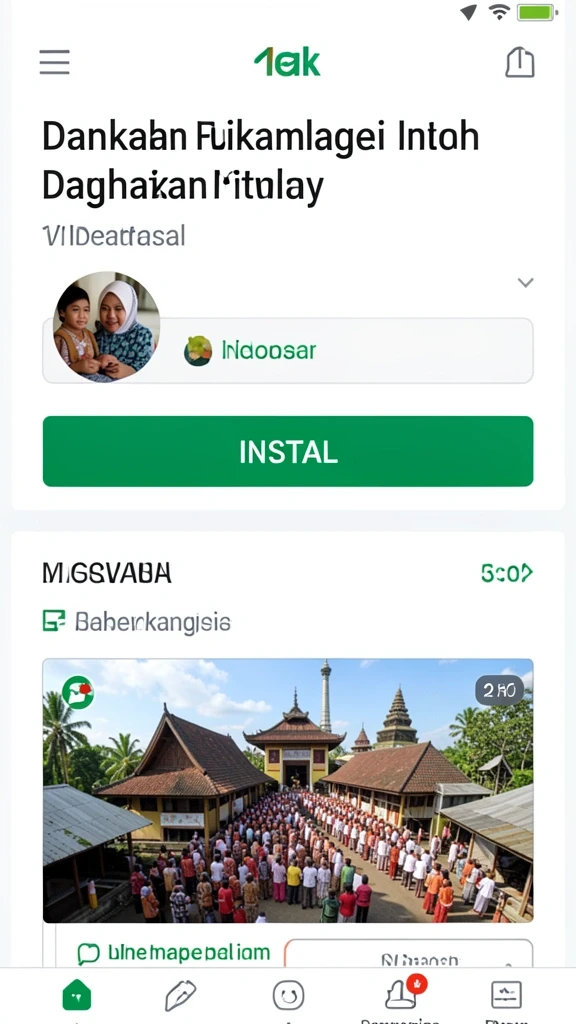 Tampilan utama VM777 yang menarik.
