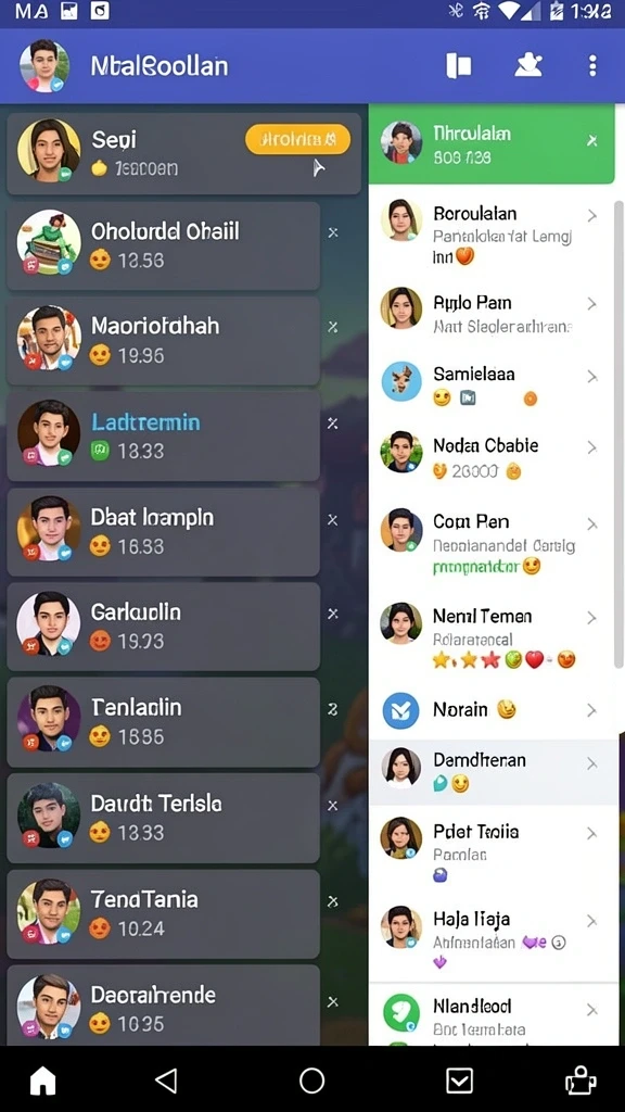 Tampilan antarmuka yang menarik dan intuitif.