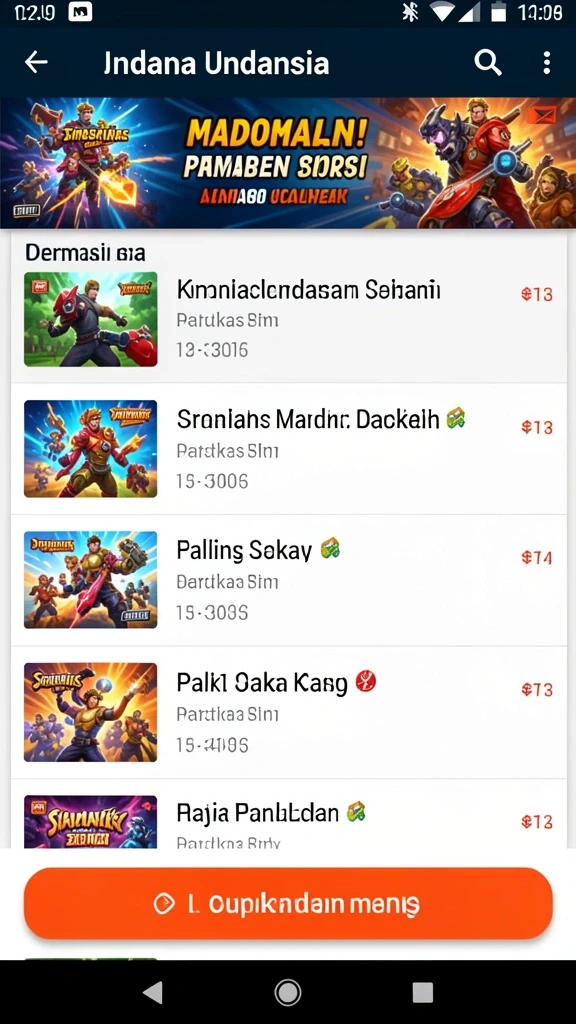 Berbagai tema slot yang menghibur.